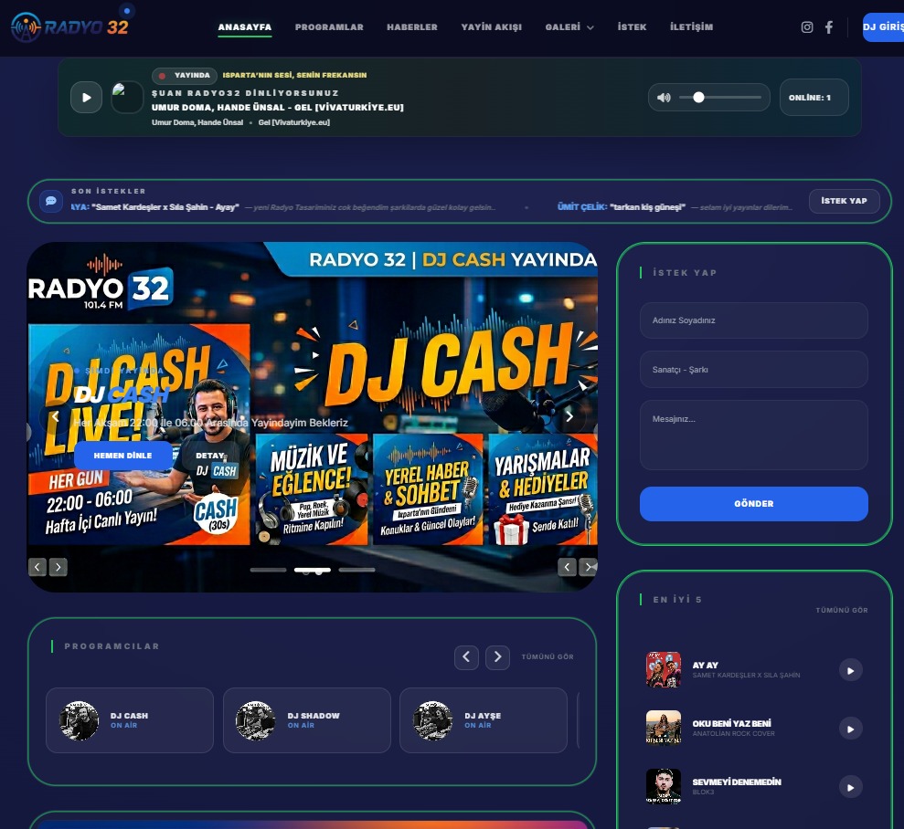 Profesyonel Radyo Scripti